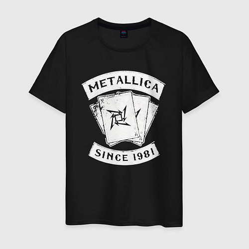 Мужская футболка Metallica Since 1981 / Черный – фото 1