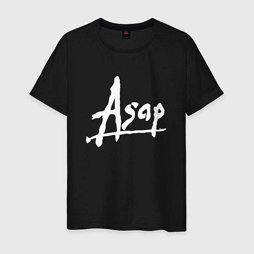 Мужская футболка ASAP / Черный – фото 1