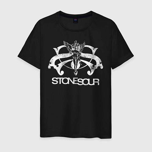 Мужская футболка Stone Sour / Черный – фото 1