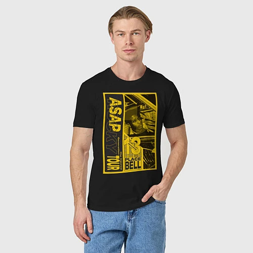 Мужская футболка ASAP Rocky: Place Bell / Черный – фото 3