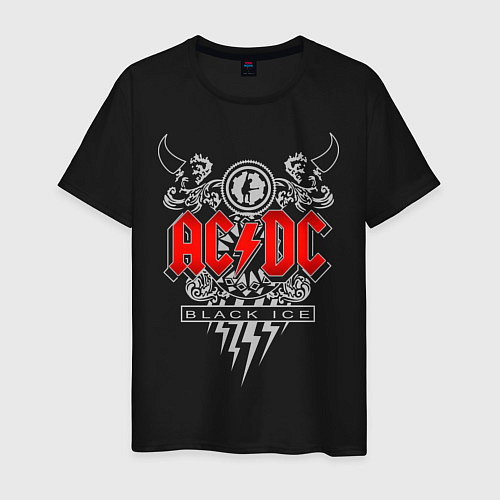 Мужская футболка AC/DC: Black Ice / Черный – фото 1
