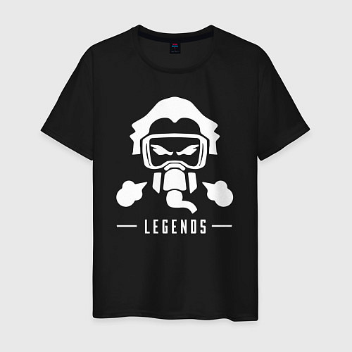 Мужская футболка Apex Legends: Bloodhound Mask / Черный – фото 1