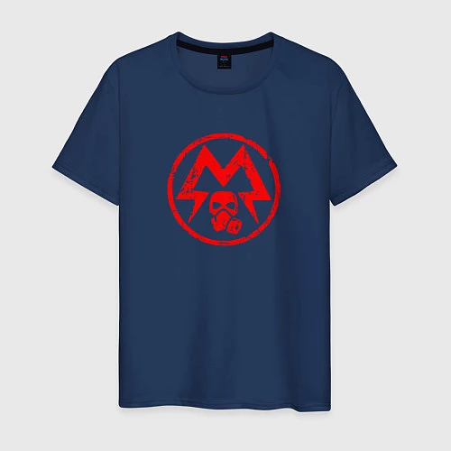 Мужская футболка Metro: Sparta Warriors / Тёмно-синий – фото 1
