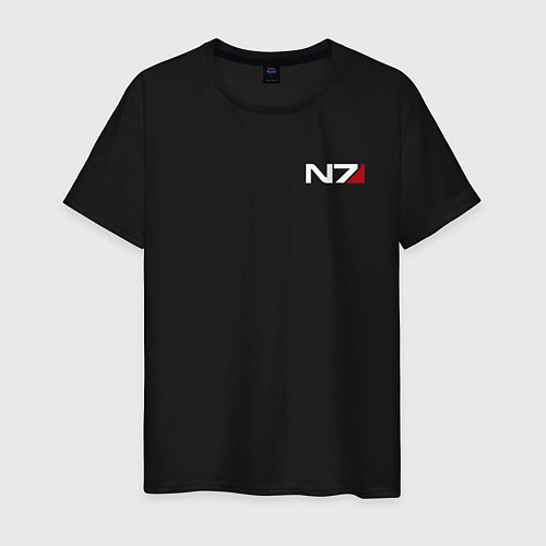 Мужская футболка Mass Effect N7 / Черный – фото 1