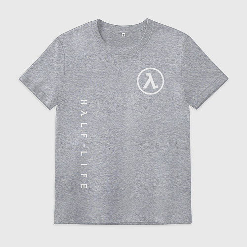 Мужская футболка HALF-LIFE / Меланж – фото 1
