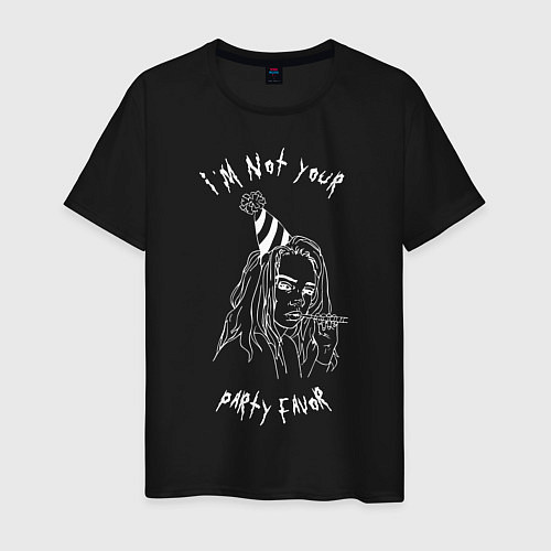 Мужская футболка Billie Eilish: Party Favor / Черный – фото 1