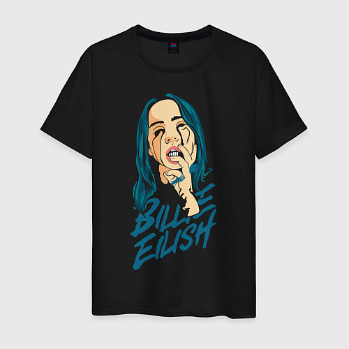 Мужская футболка Billie Eilish: Dark Style / Черный – фото 1