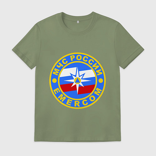 Мужская футболка Emercom Russia / Авокадо – фото 1