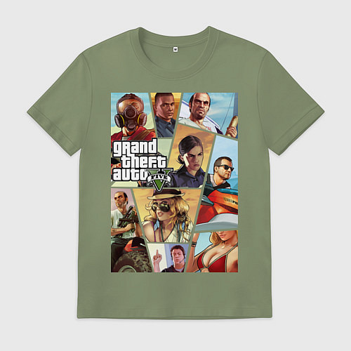 Мужская футболка GTA 5: Stories / Авокадо – фото 1