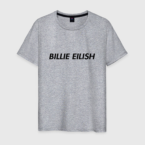 Мужская футболка Billie Eilish / Меланж – фото 1