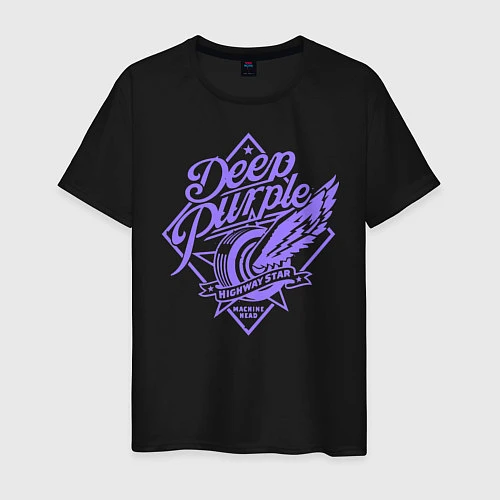 Мужская футболка Deep Purple: Highway Star / Черный – фото 1