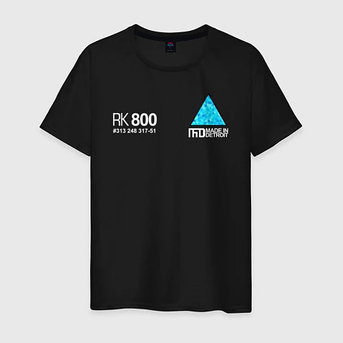 Мужская футболка RK800 CONNOR / Черный – фото 1