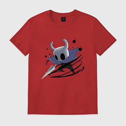 Футболка хлопковая мужская Hollow Knight, цвет: красный