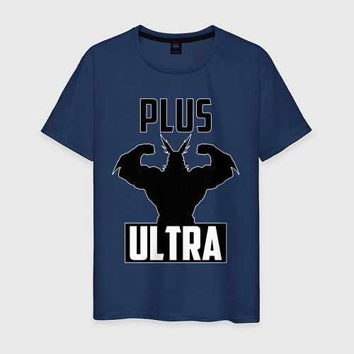 Мужская футболка PLUS ULTRA черный / Тёмно-синий – фото 1