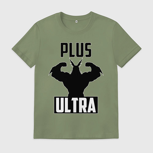 Мужская футболка PLUS ULTRA черный / Авокадо – фото 1