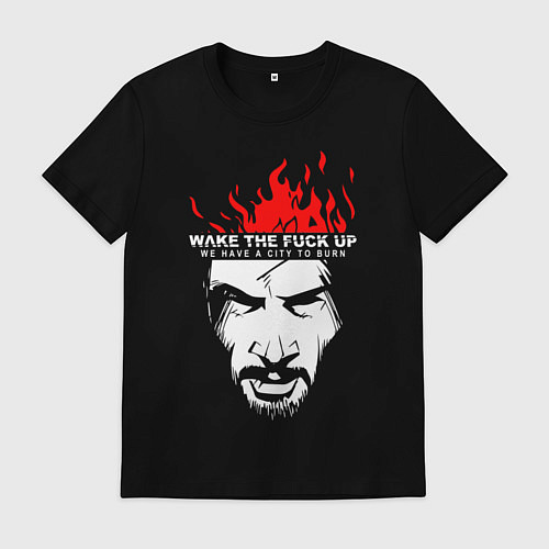 Мужская футболка SAMURAI KEANU REEVES / Черный – фото 1