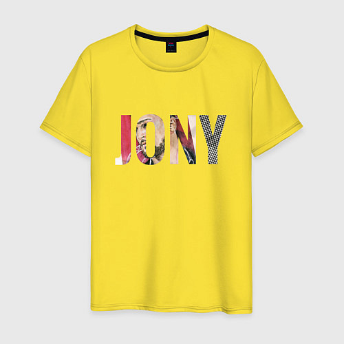 Мужская футболка Jony Аллея / Желтый – фото 1