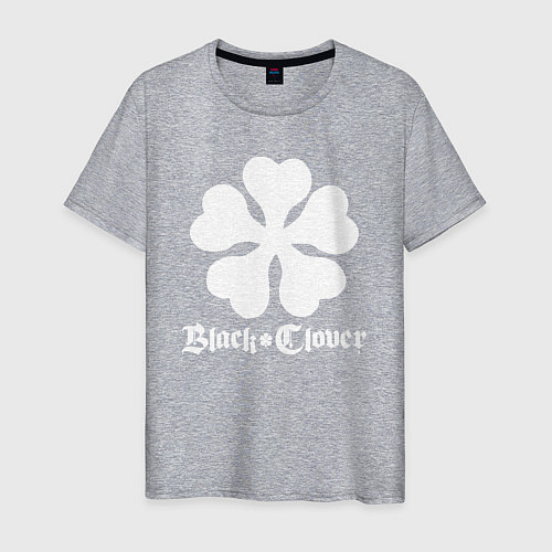 Мужская футболка Black Clover / Меланж – фото 1