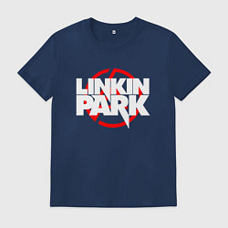 Футболка хлопковая мужская LINKIN PARK, цвет: тёмно-синий