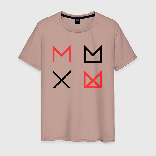 Мужская футболка MONSTA X / Пыльно-розовый – фото 1