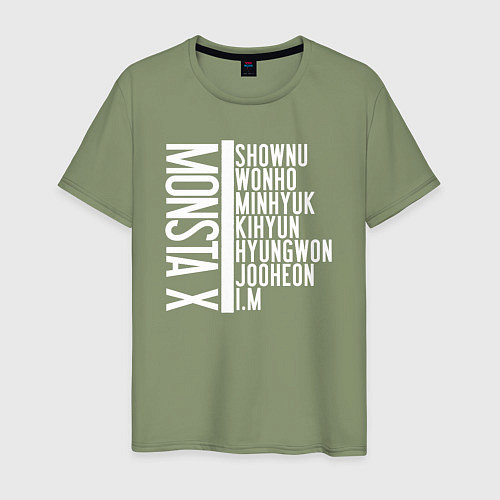 Мужская футболка MONSTA X / Авокадо – фото 1