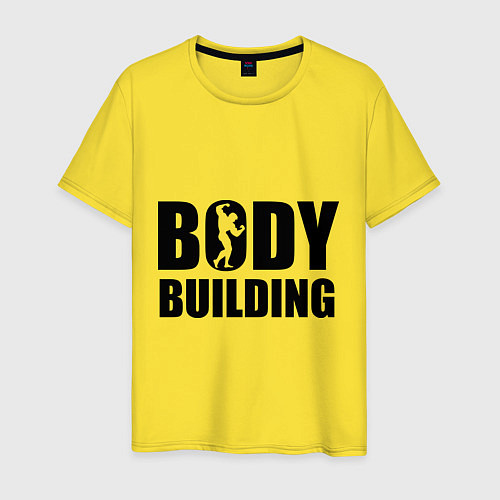 Мужская футболка Bodybuilding / Желтый – фото 1