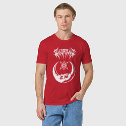 Футболка хлопковая мужская GHOSTEMANE, цвет: красный — фото 2