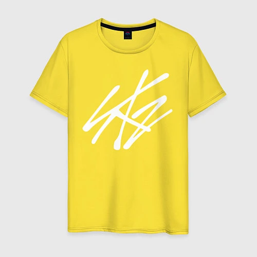 Мужская футболка Stray Kids / Желтый – фото 1