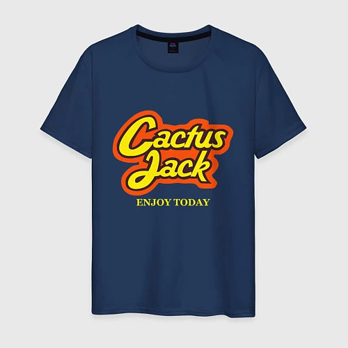 Мужская футболка Cactus Jack / Тёмно-синий – фото 1
