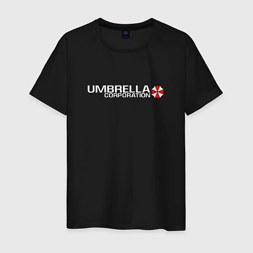 Мужская футболка UMBRELLA CORP / Черный – фото 1