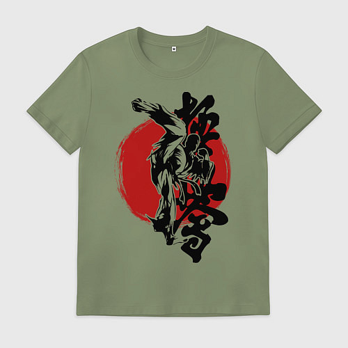 Мужская футболка Кёкусинкай / Авокадо – фото 1