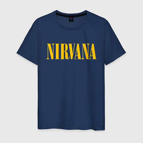 Мужская футболка NIRVANA / Тёмно-синий – фото 1