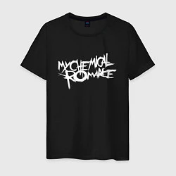 Футболка хлопковая мужская My Chemical Romance spider на спине, цвет: черный