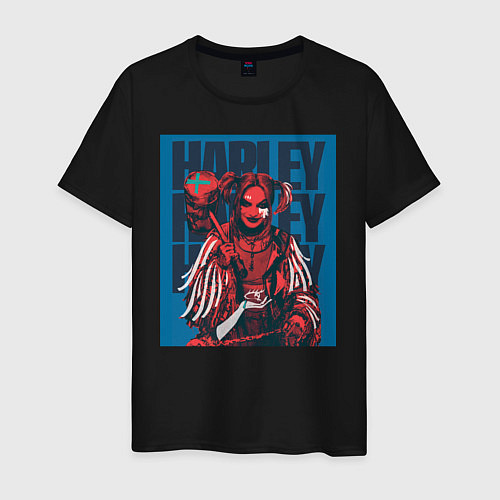 Мужская футболка Harley Quinn Harley Quinn / Черный – фото 1