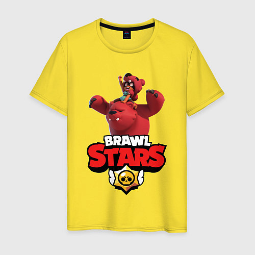 Мужская футболка Brawl Stars - Nita / Желтый – фото 1