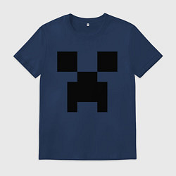 Футболка хлопковая мужская Minecraft, цвет: тёмно-синий