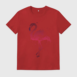 Футболка хлопковая мужская Flamingo, цвет: красный