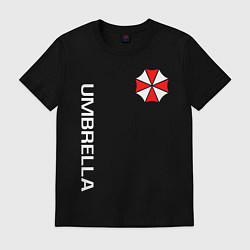 Футболка хлопковая мужская UMBRELLA CORP, цвет: черный