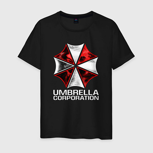 Мужская футболка UMBRELLA CORP / Черный – фото 1