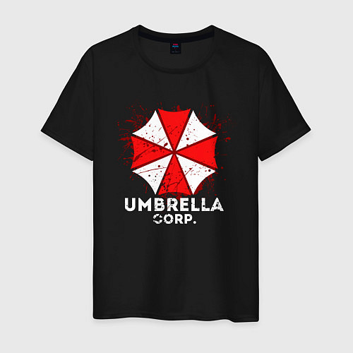 Мужская футболка UMBRELLA CORP / Черный – фото 1