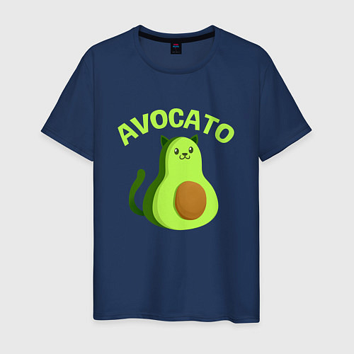 Мужская футболка AVOCATO / Тёмно-синий – фото 1