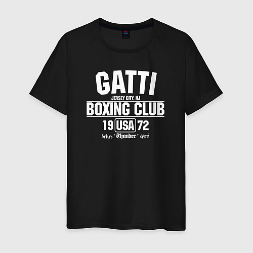 Мужская футболка Gatti Boxing Club / Черный – фото 1