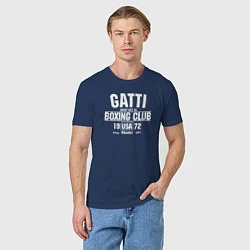 Футболка хлопковая мужская Gatti Boxing Club, цвет: тёмно-синий — фото 2