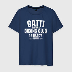 Футболка хлопковая мужская Gatti Boxing Club, цвет: тёмно-синий