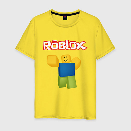 Мужская футболка ROBLOX / Желтый – фото 1