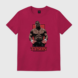 Футболка хлопковая мужская Tyson, цвет: маджента