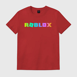 Футболка хлопковая мужская ROBLOX, цвет: красный