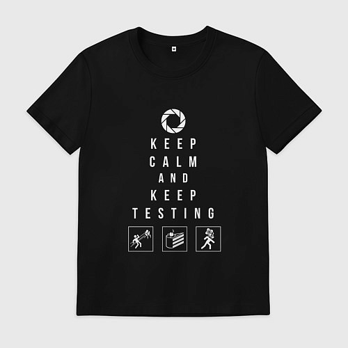 Мужская футболка PORTAL / Черный – фото 1