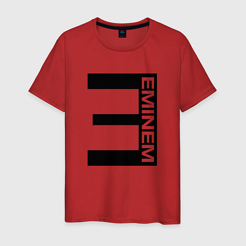 Мужская футболка EMINEM / Красный – фото 1