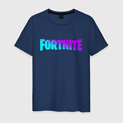 Футболка хлопковая мужская FORTNITE 2, цвет: тёмно-синий